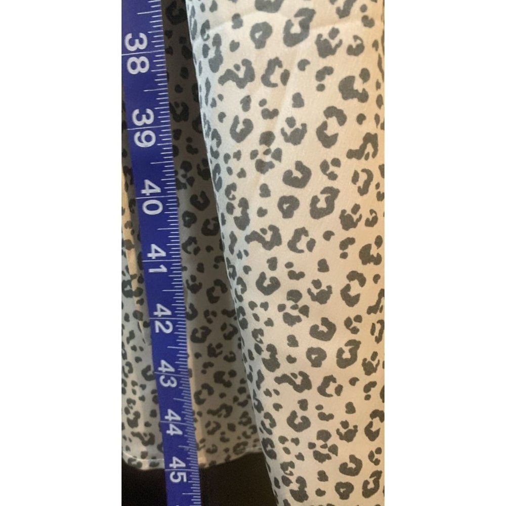 Abercrombie and Fitch Gray Leopard Print Slip Dress Adjustable Strap Size XL NWT - Picture 6 of 7